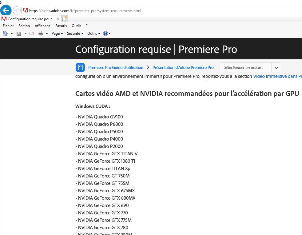 Solved Premiere cc 2018 and NVIDIA Quadro P2000 Adobe Community